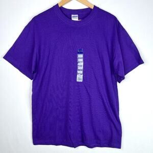 Gildan Heavy Cotton Purple T-Shirt LG